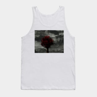 Lone Tree Against The Storm Tank Top